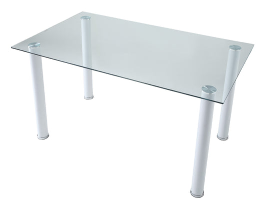 5538W* - (2)Dining Table, Glass Top