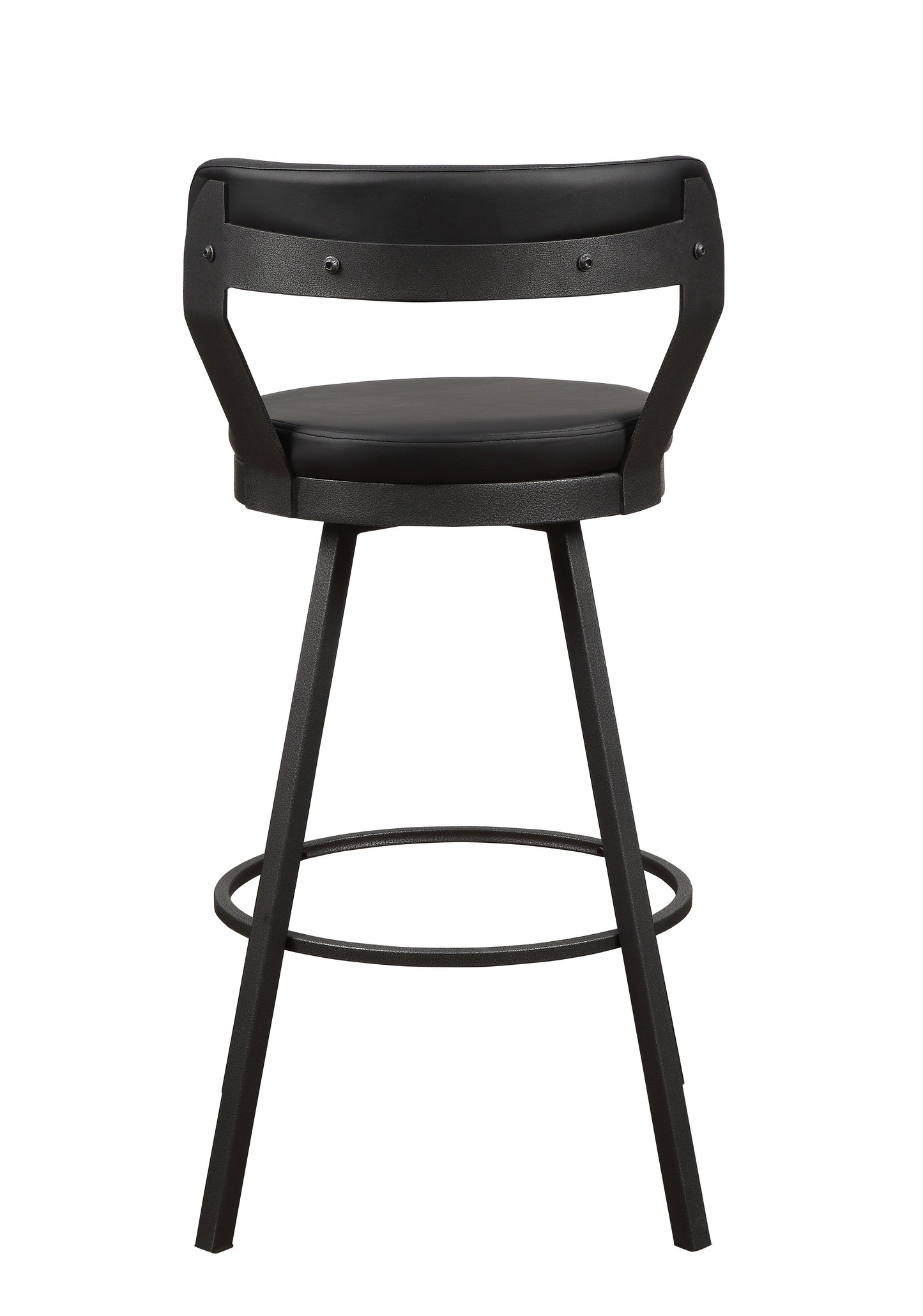 5566-29BK - Swivel Pub Height  Chair, Black