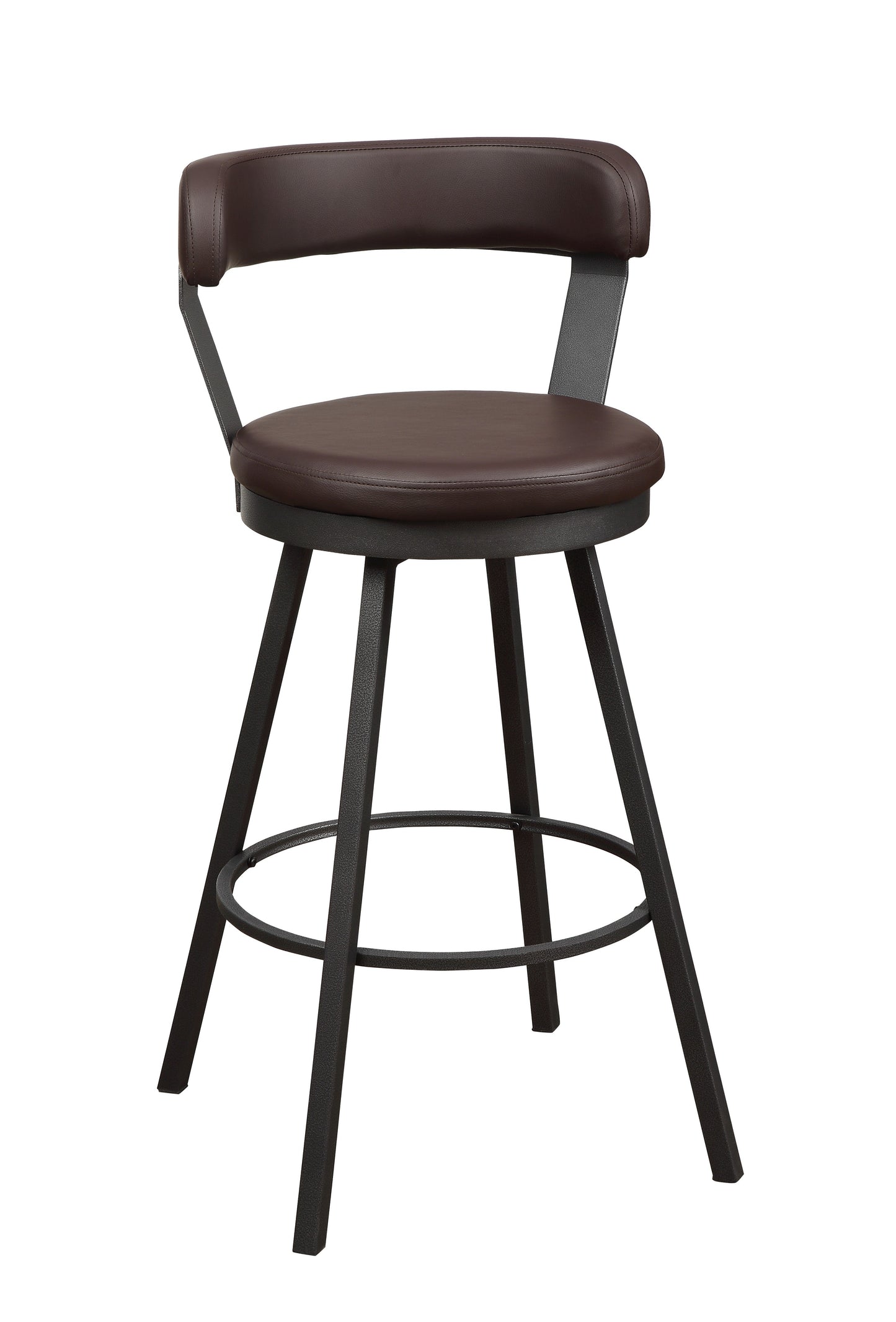 5566-29BR - Swivel Pub Height Chair, Brown