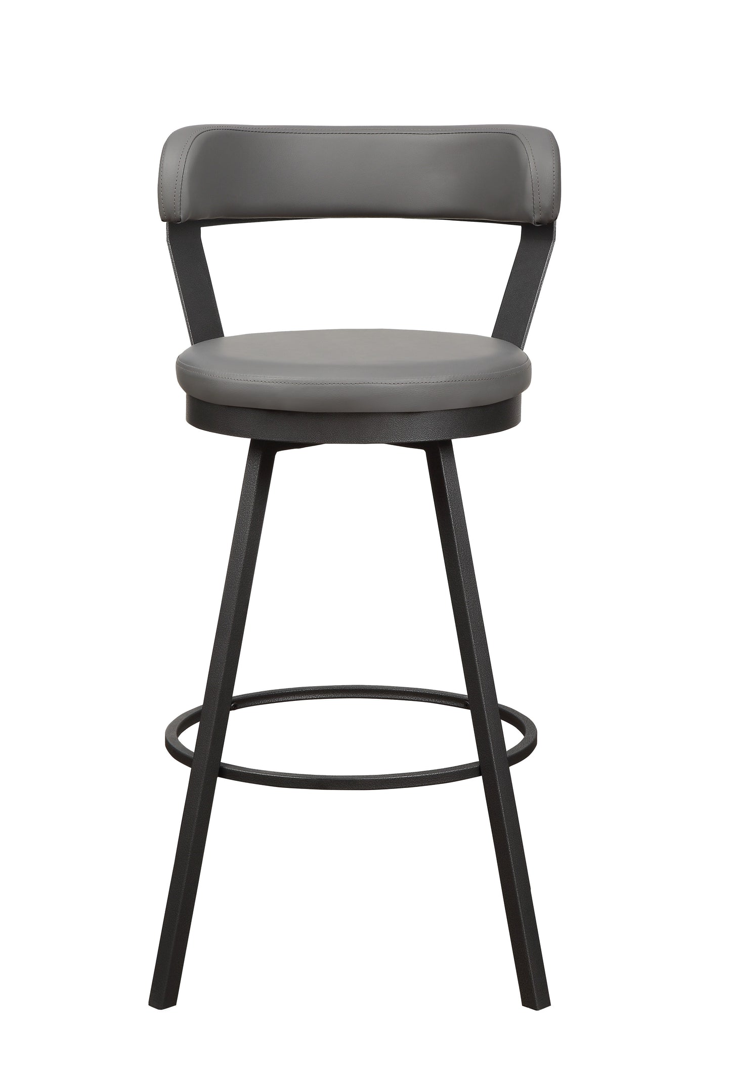 5566-29GY - Swivel Pub Height  Chair, Gray