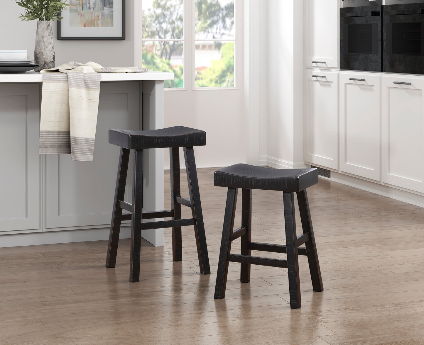 5687BLK-29 - Pub Height Stool