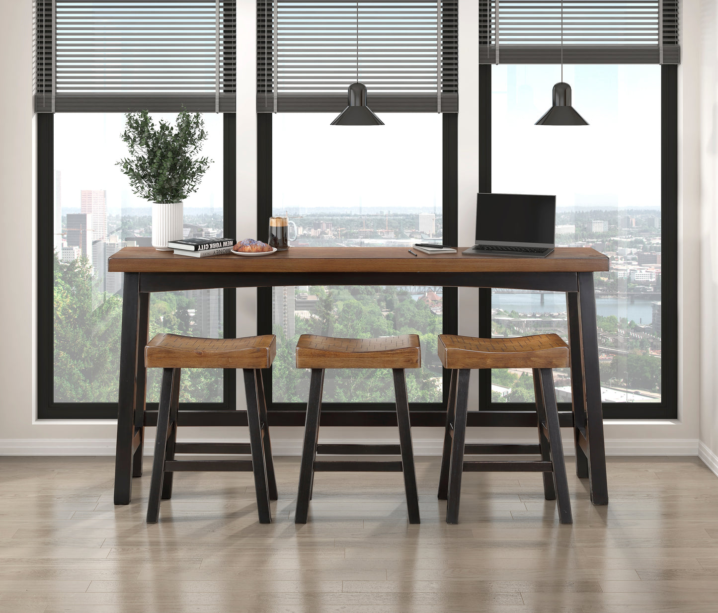 5687BTT-364P - 4-Piece Pack Counter Height Set