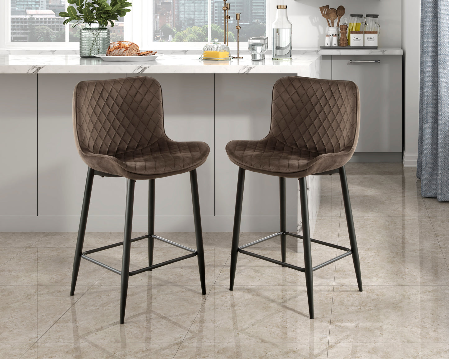 5695BRW-24 - Counter Height Chair