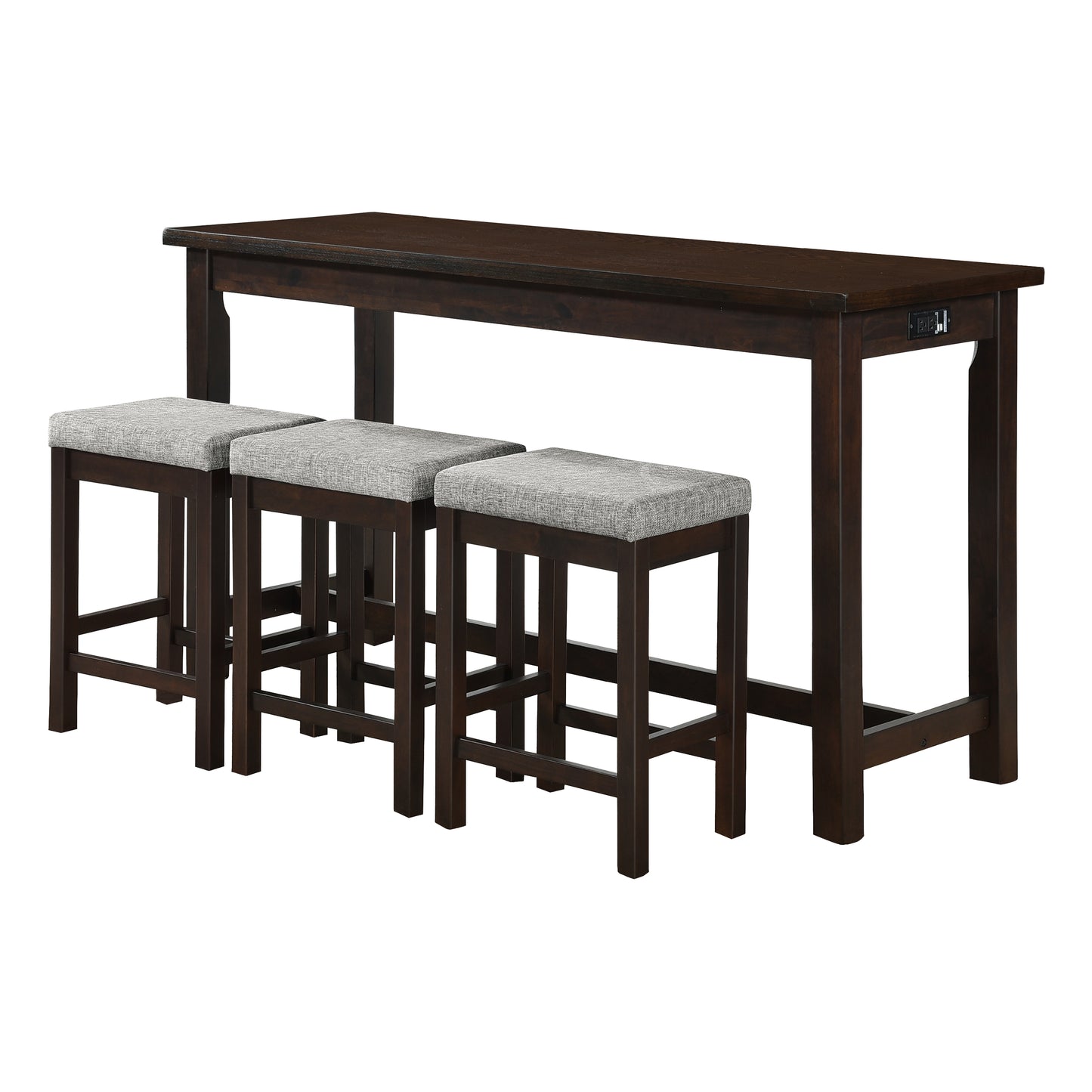 5713ES - 4-Piece Pack Counter Height Set