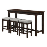 5713ES - 4-Piece Pack Counter Height Set