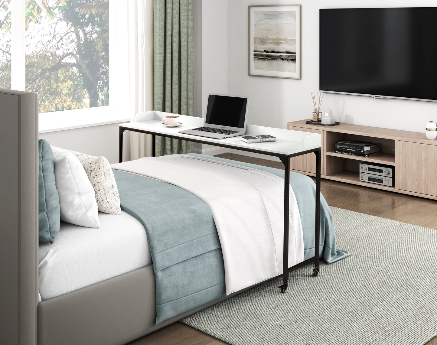 5963WH-22 - Over The Bed Desk