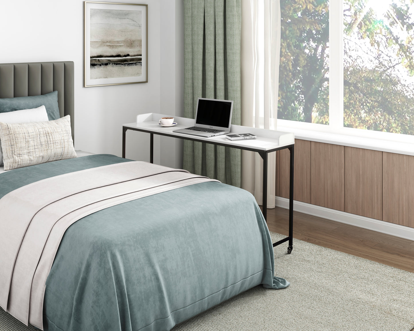 5963WH-22 - Over The Bed Desk