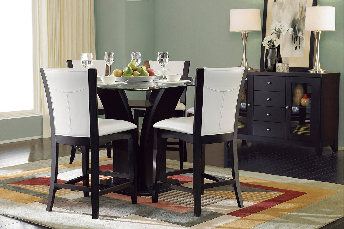 710-36SQ* - (3) Counter Height Table