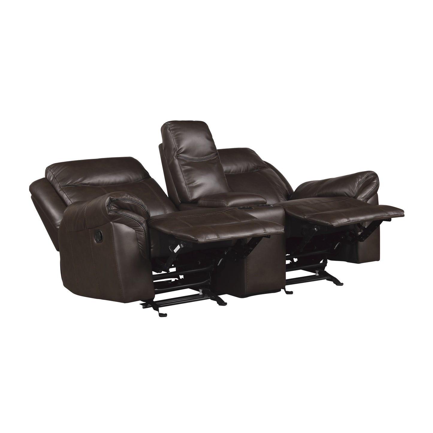 8206BRW*2 - 2pc Set: Sofa, Love