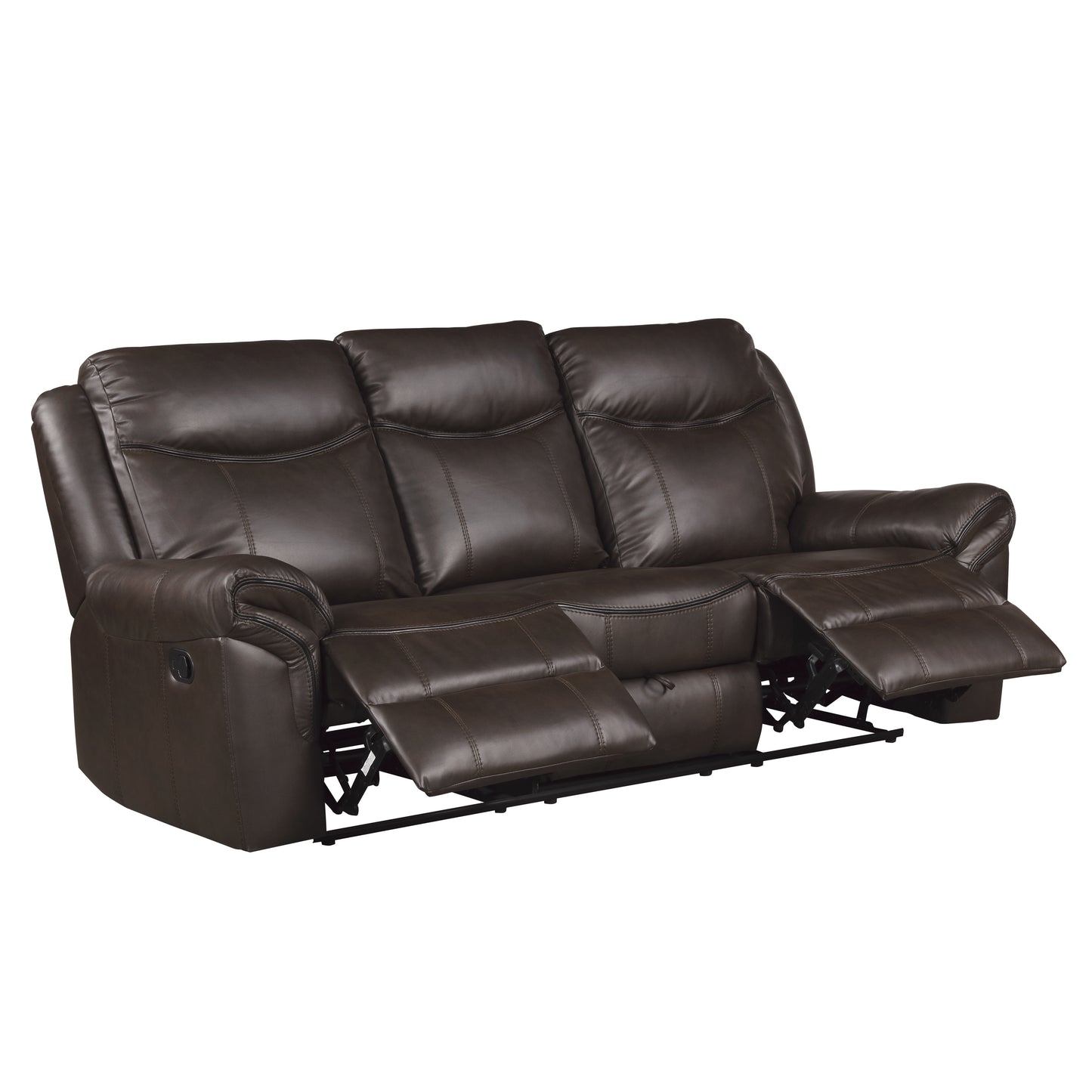8206BRW*2 - 2pc Set: Sofa, Love