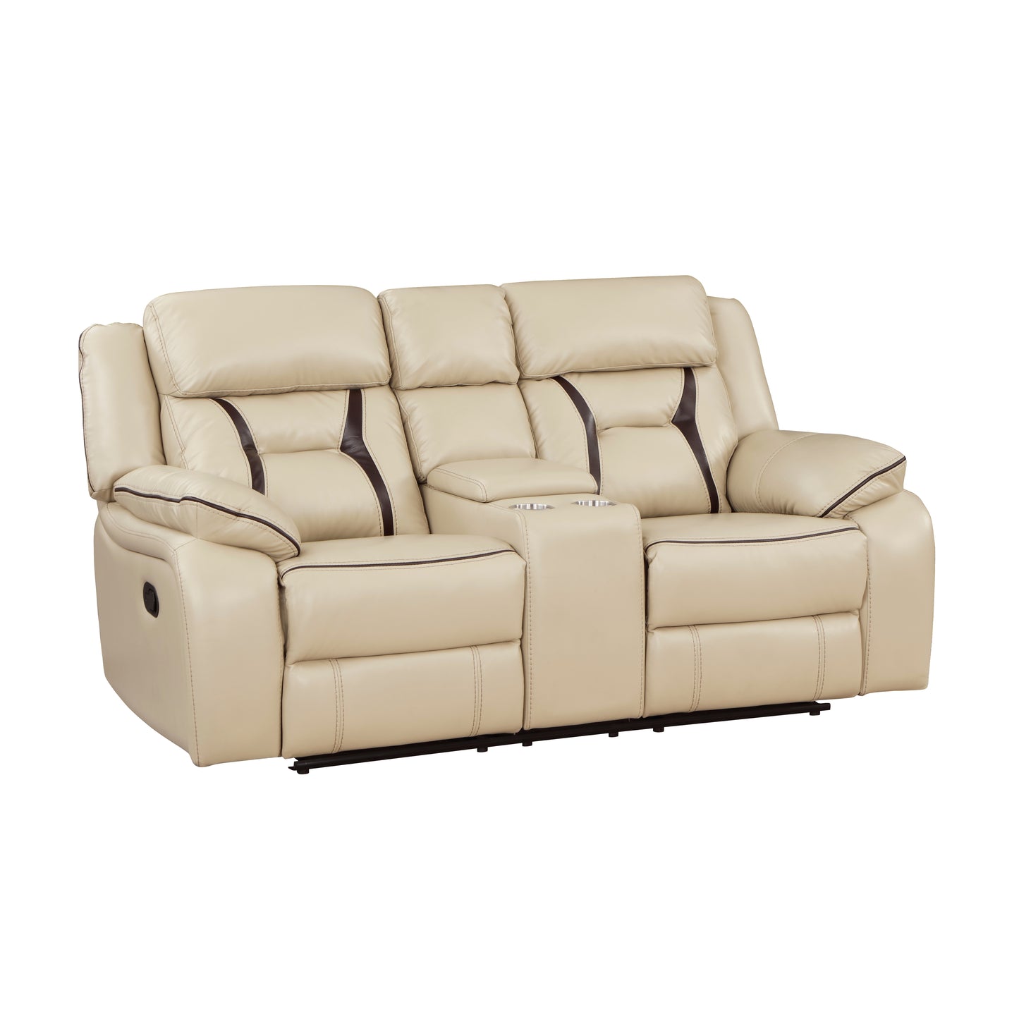 8229NBE-2 - Double Reclining Love Seat with Center Console