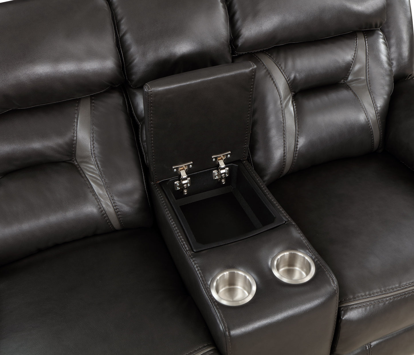 8229NDG*2PW - 2pc Set: Sofa, Love (Power)