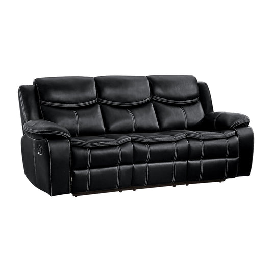 8230BLK-3 - Double Reclining Sofa