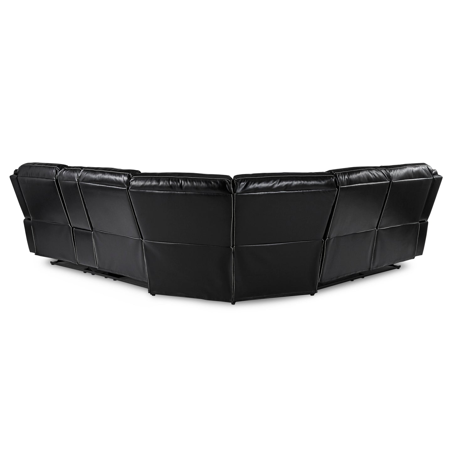8230BLK*SC - (3)3-Piece Sectional with Right Console