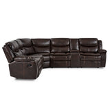 8230BRW*SC - (3)3-Piece Sectional with Right Console