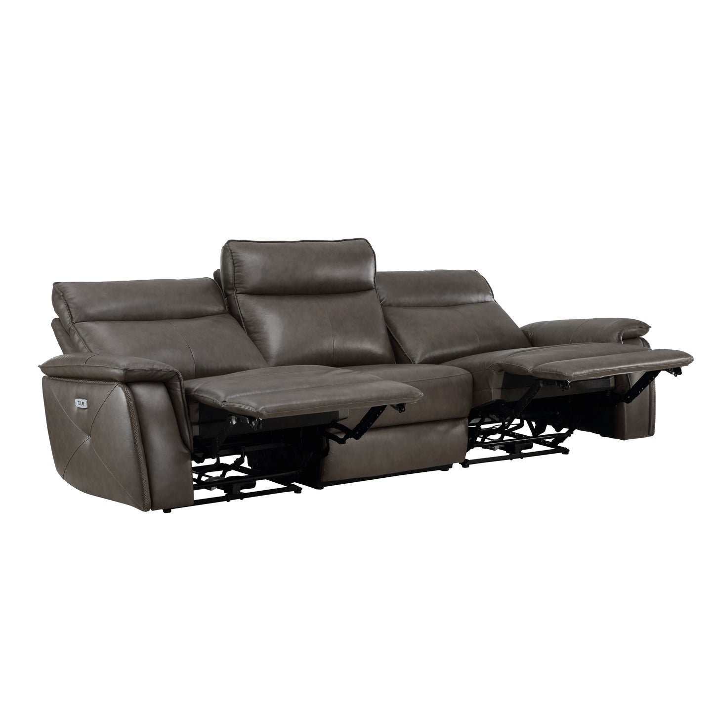 8259RFDB-3PWH* - (3)Power Double Reclining Sofa with Power Headrests