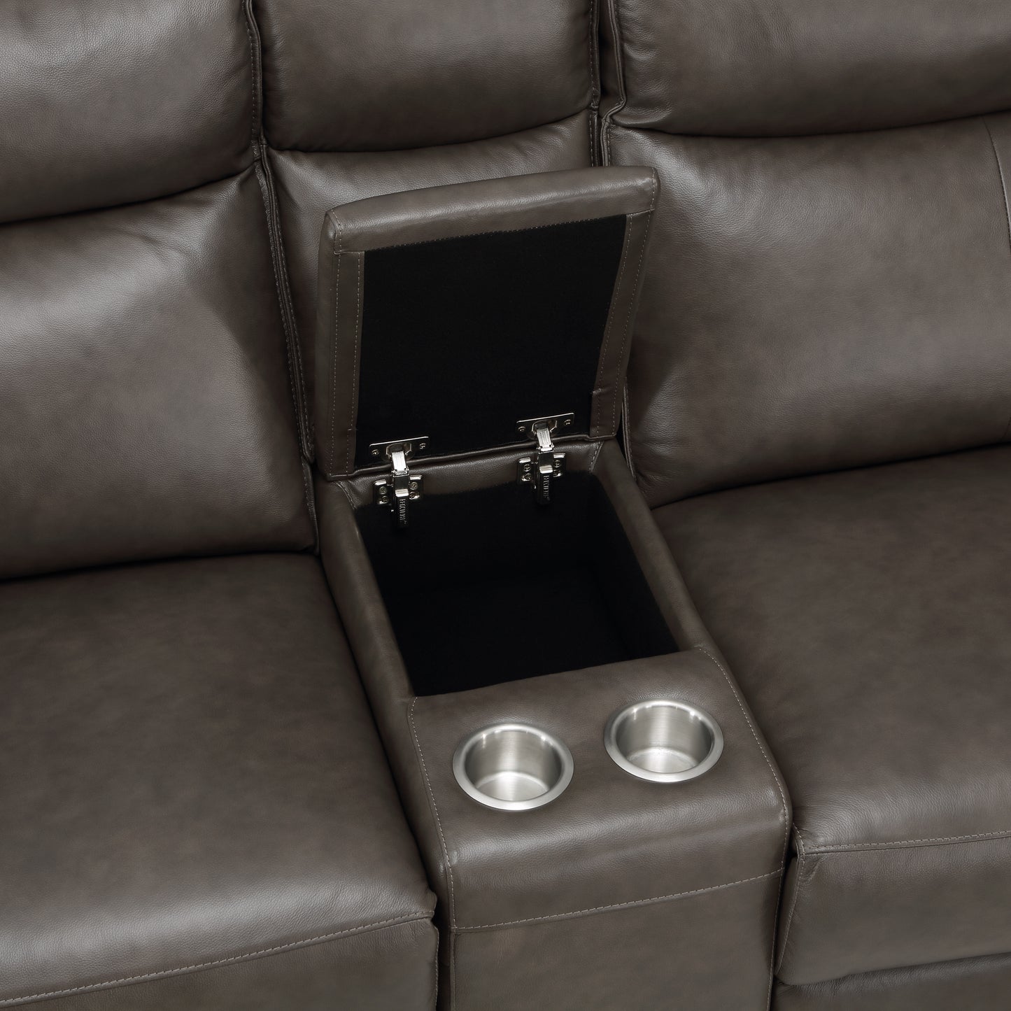 8259RFDB-2CNPWH* - (3)Power Double Reclining Love Seat with Center Console and Power Headrests