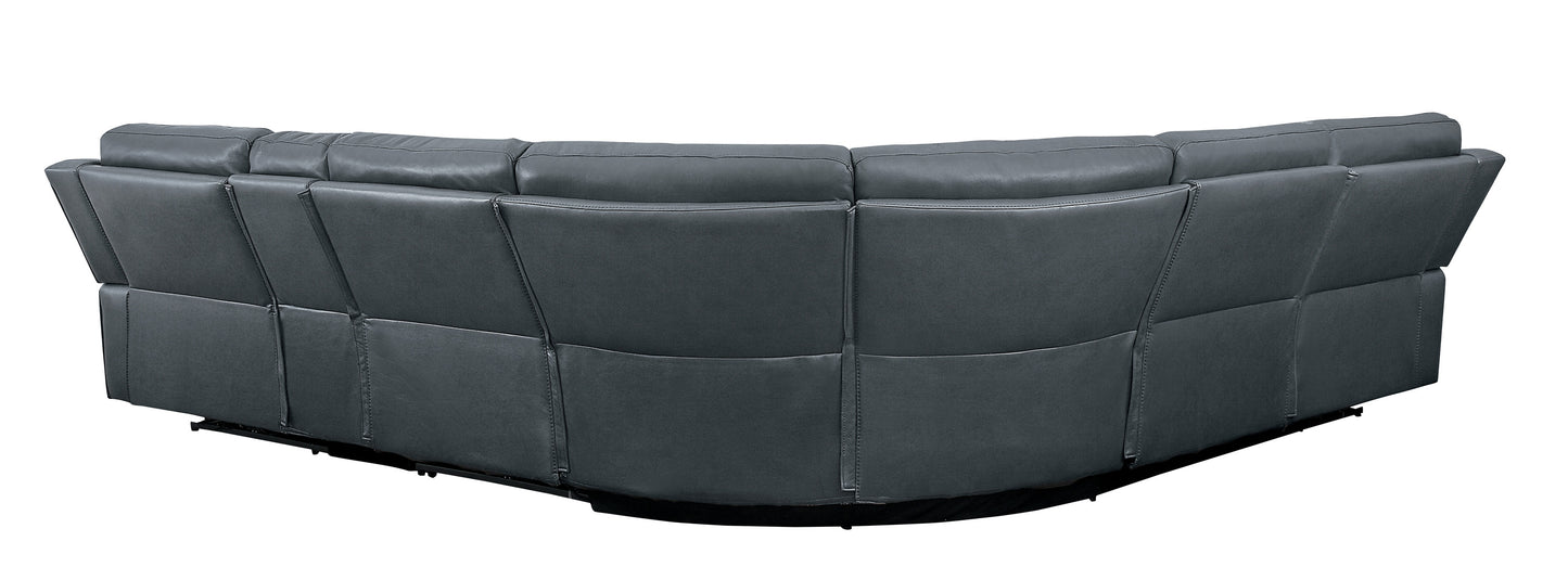 8260GY*6PW - (6)6-Piece Modular Power Reclining Sectional