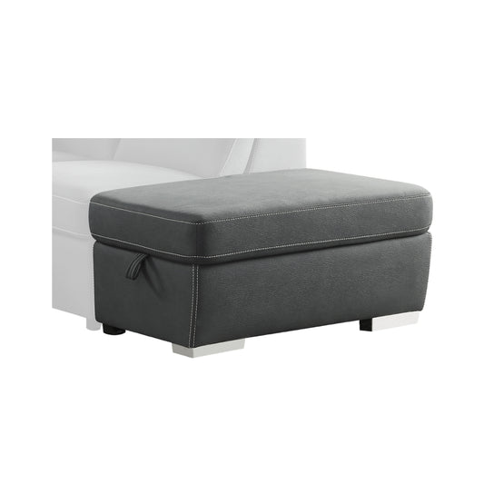 8277NGY-4 - (3/3)Storage Ottoman