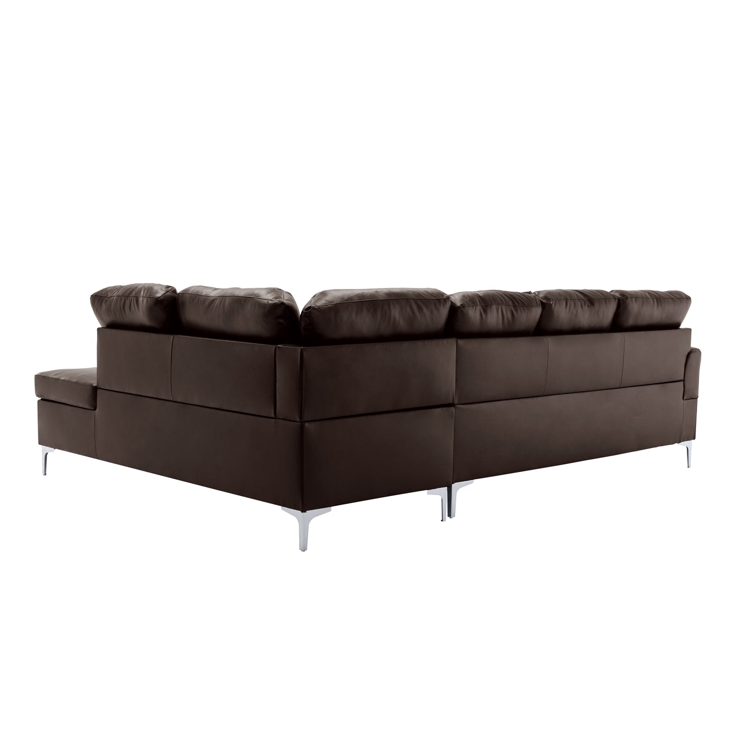 8378BRW*3 - (3)3-Piece Sectional with Right Chaise and Ottoman