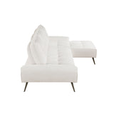 8400BEG*22LRC - (2)2-Piece Sectional with Right Chaise and Dual-position Backs for Adjustable Seat Depth