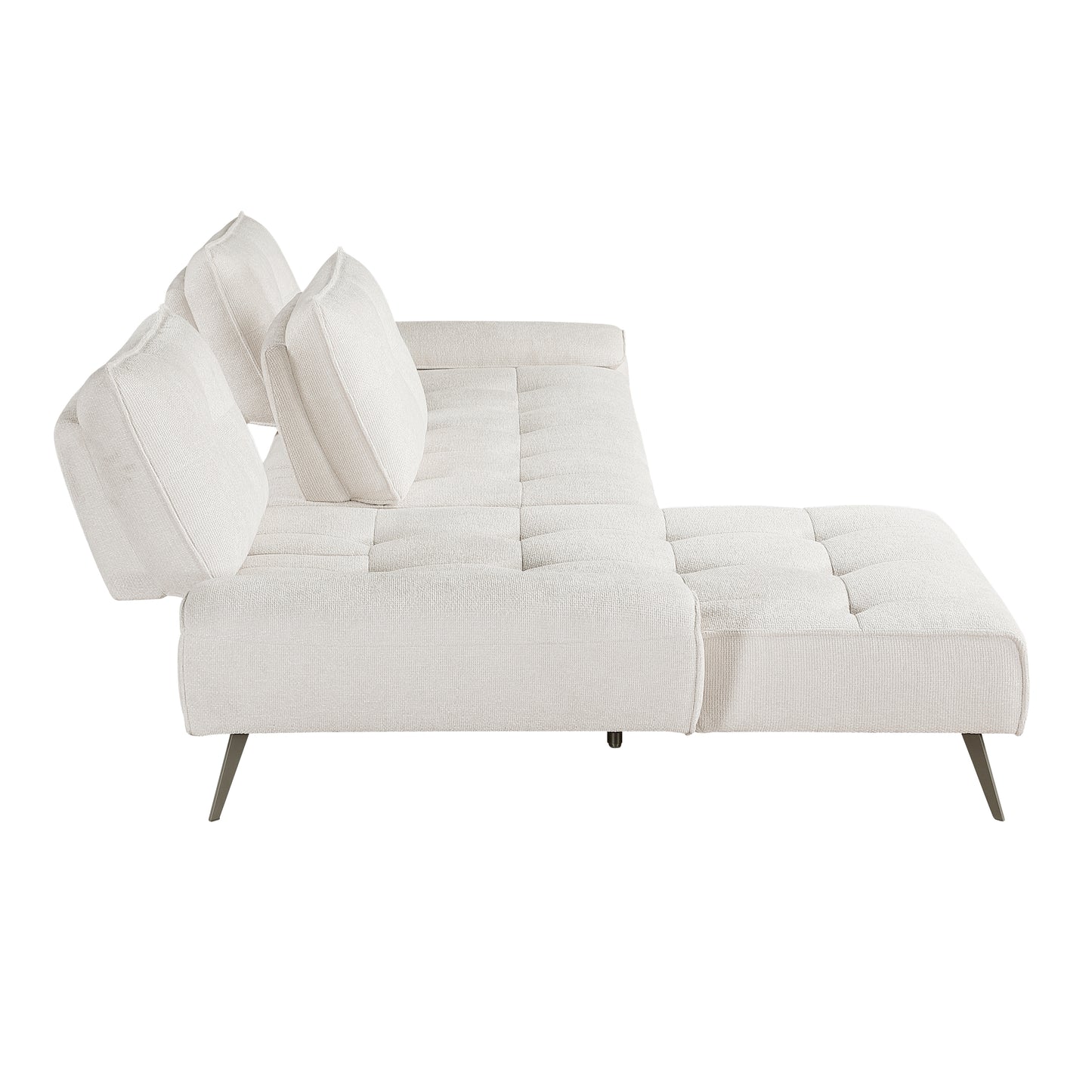8400BEG*2LC2R - (2)2-Piece Sectional with Left Chaise and Dual-position Backs for Adjustable Seat Depth