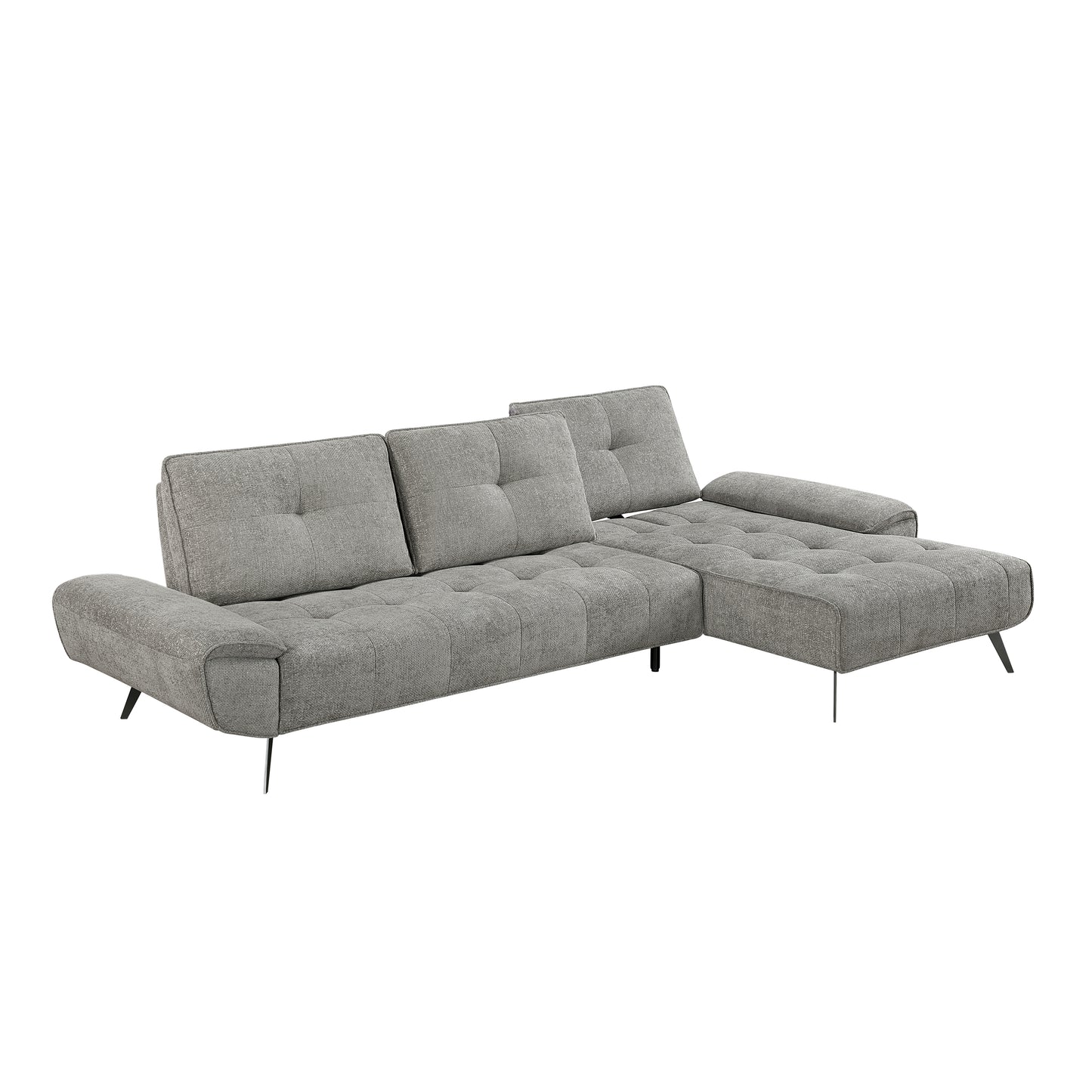 8400DVG*22LRC - (2)2-Piece Sectional with Right Chaise and Dual-position Backs for Adjustable Seat Depth