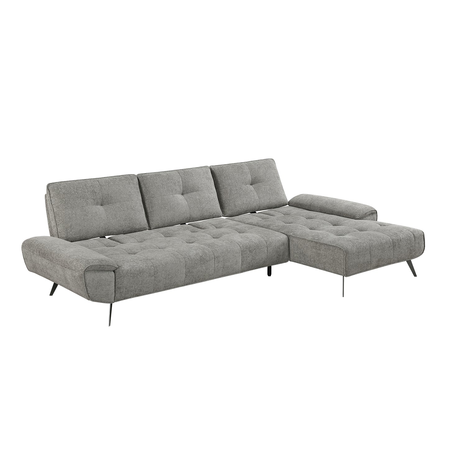 8400DVG*22LRC - (2)2-Piece Sectional with Right Chaise and Dual-position Backs for Adjustable Seat Depth