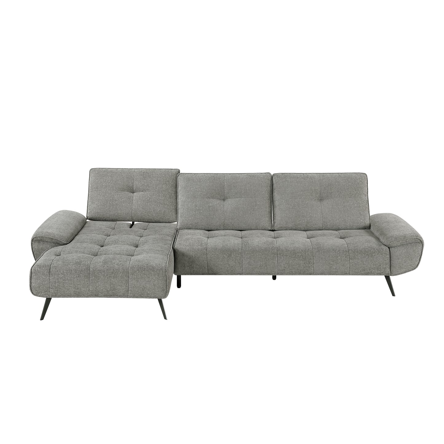 8400DVG*2LC2R - (2)2-Piece Sectional with Left Chaise and Dual-position Backs for Adjustable Seat Depth