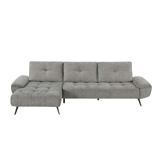 8400DVG*2LC2R - (2)2-Piece Sectional with Left Chaise and Dual-position Backs for Adjustable Seat Depth