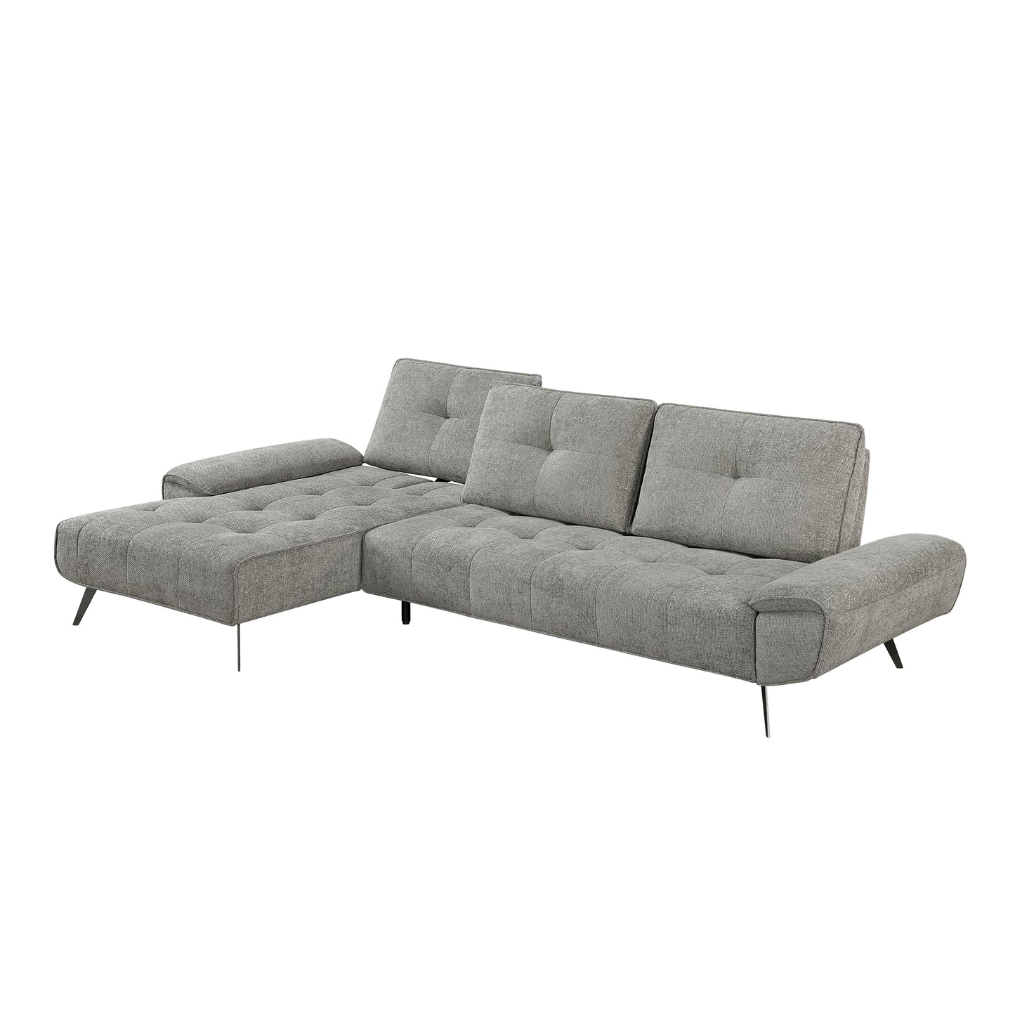 8400DVG*2LC2R - (2)2-Piece Sectional with Left Chaise and Dual-position Backs for Adjustable Seat Depth