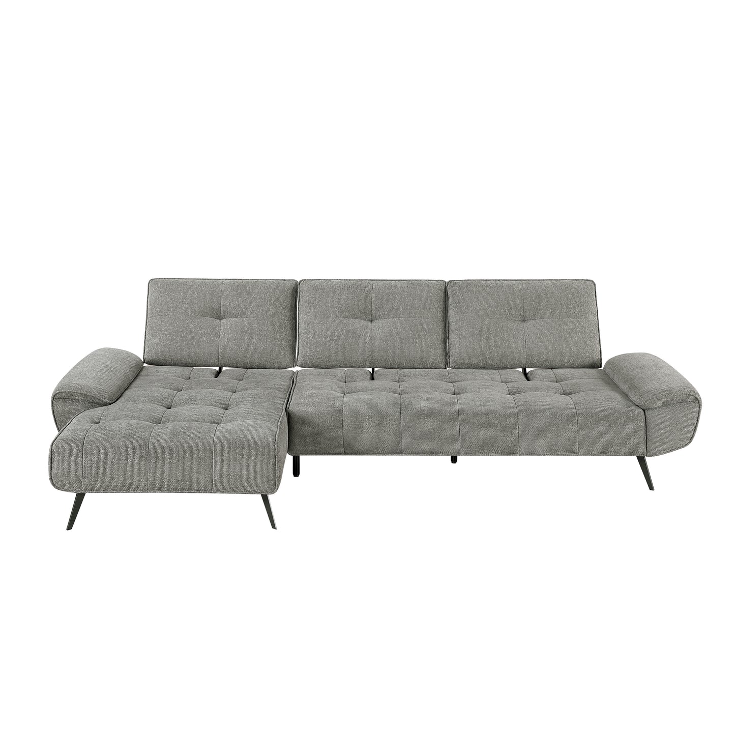 8400DVG*2LC2R - (2)2-Piece Sectional with Left Chaise and Dual-position Backs for Adjustable Seat Depth