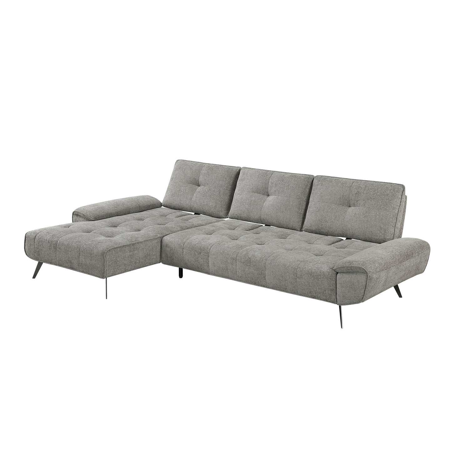 8400DVG*2LC2R - (2)2-Piece Sectional with Left Chaise and Dual-position Backs for Adjustable Seat Depth