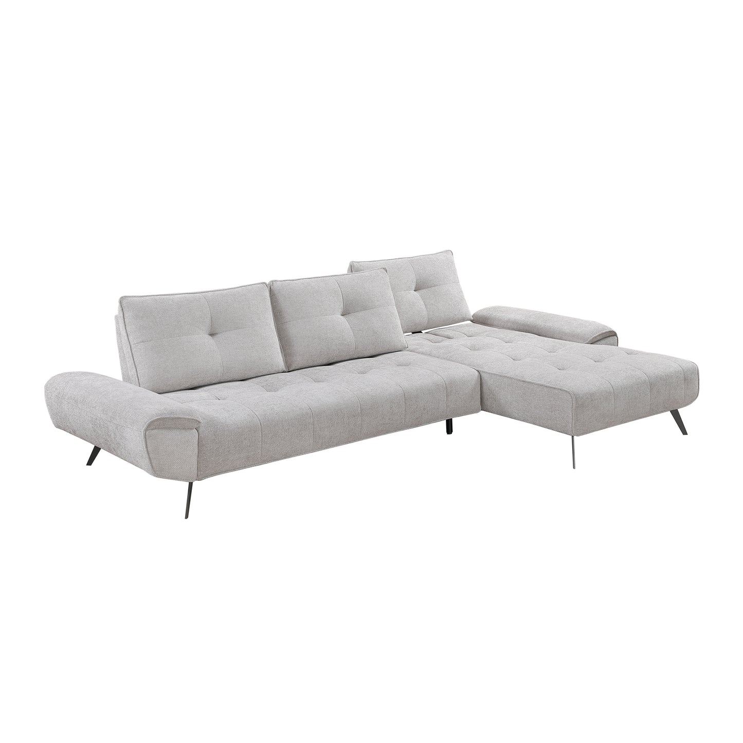 8400LTG*22LRC - (2)2-Piece Sectional with Right Chaise and Dual-position Backs for Adjustable Seat Depth