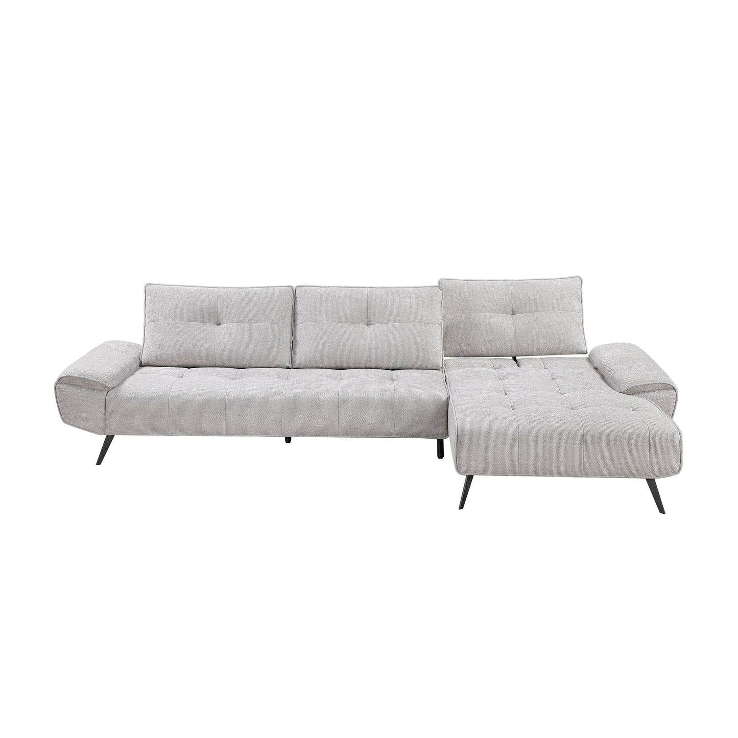 8400LTG*22LRC - (2)2-Piece Sectional with Right Chaise and Dual-position Backs for Adjustable Seat Depth