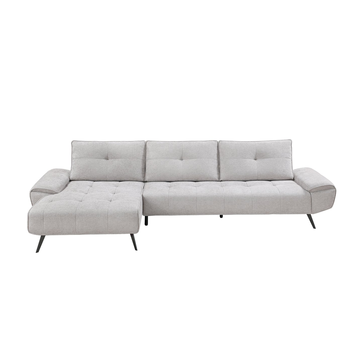 8400LTG*2LC2R - (2)2-Piece Sectional with Left Chaise and Dual-position Backs for Adjustable Seat Depth