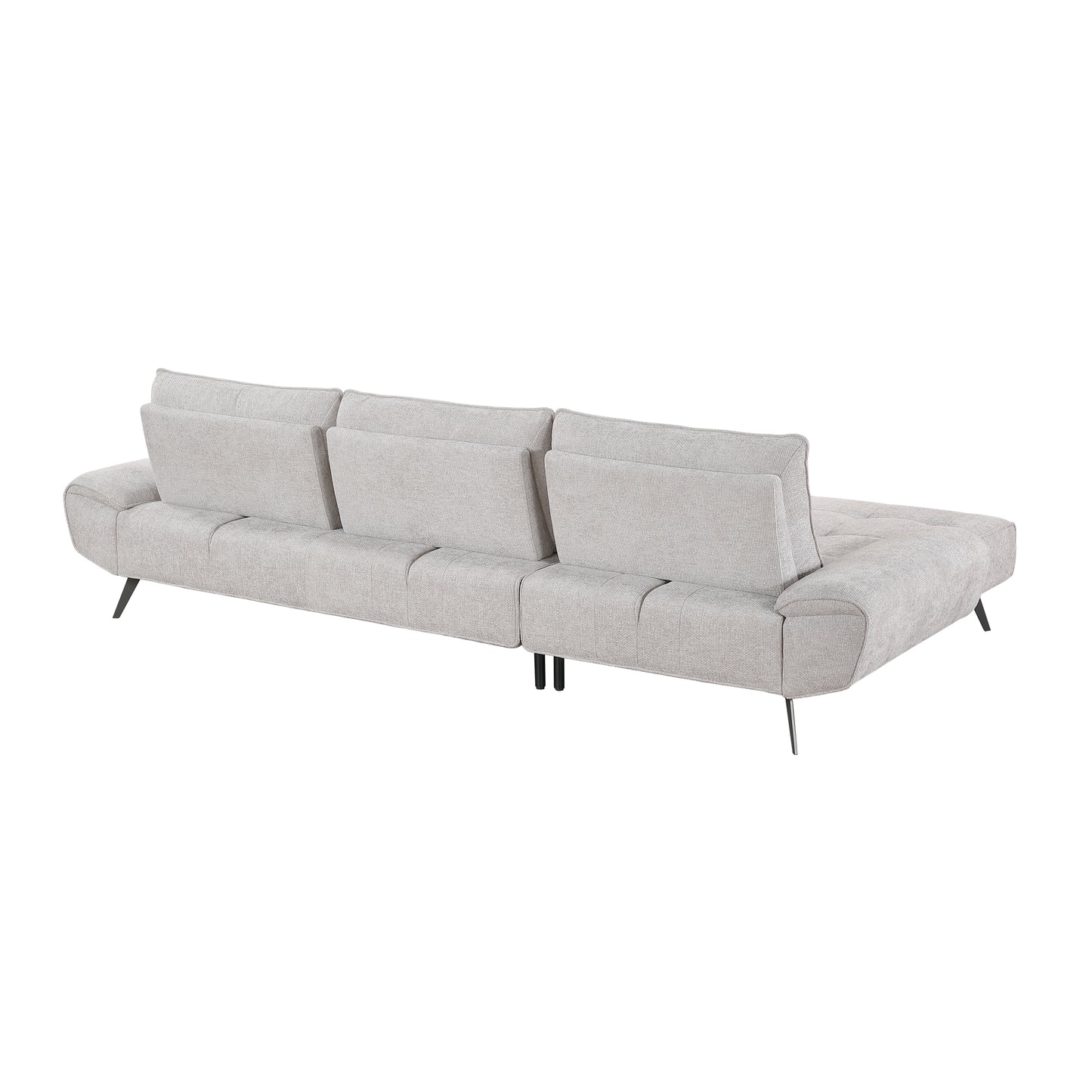 8400LTG*2LC2R - (2)2-Piece Sectional with Left Chaise and Dual-position Backs for Adjustable Seat Depth