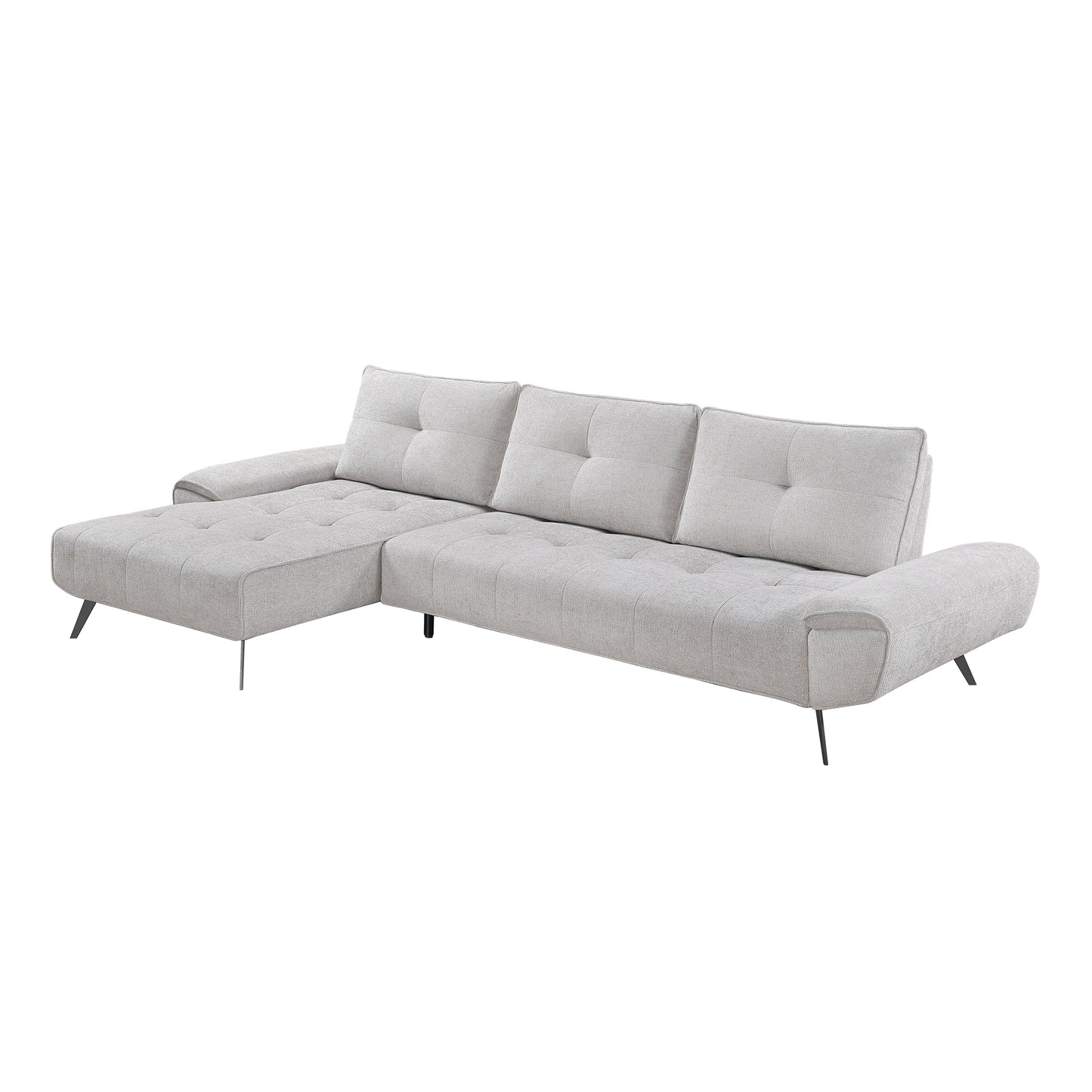 8400LTG*2LC2R - (2)2-Piece Sectional with Left Chaise and Dual-position Backs for Adjustable Seat Depth