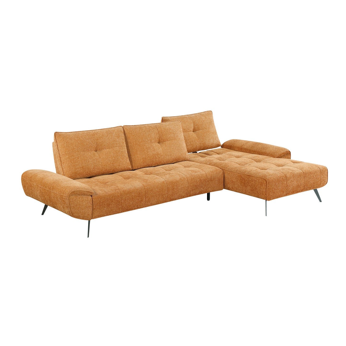 8400RNG*22LRC - (2)2-Piece Sectional with Right Chaise and Dual-position Backs for Adjustable Seat Depth
