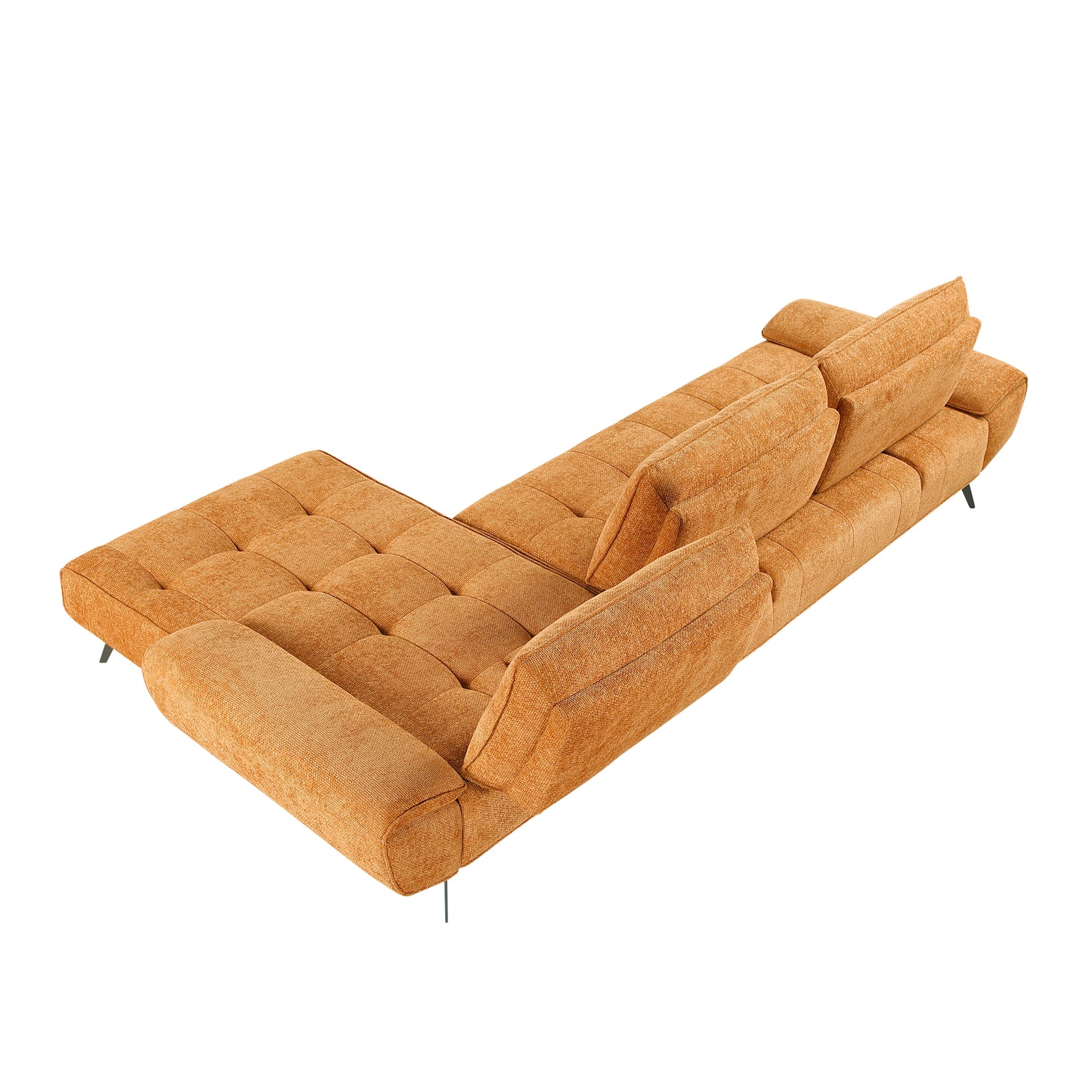 8400RNG*22LRC - (2)2-Piece Sectional with Right Chaise and Dual-position Backs for Adjustable Seat Depth