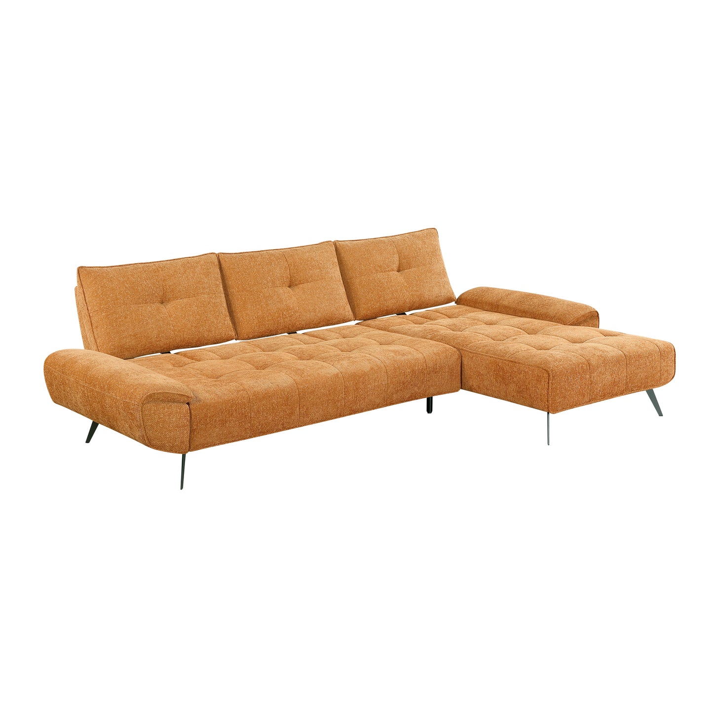 8400RNG*22LRC - (2)2-Piece Sectional with Right Chaise and Dual-position Backs for Adjustable Seat Depth