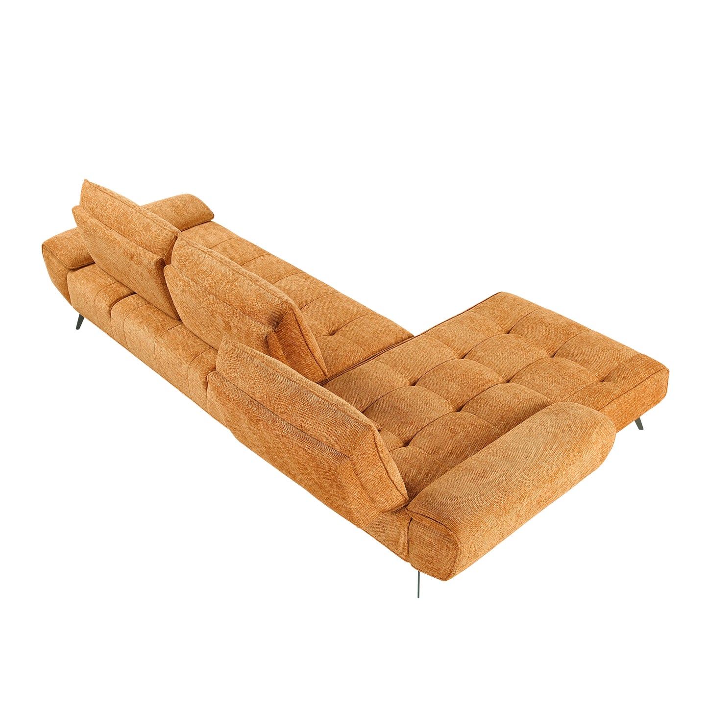 8400RNG*2LC2R - (2)2-Piece Sectional with Left Chaise and Dual-position Backs for Adjustable Seat Depth