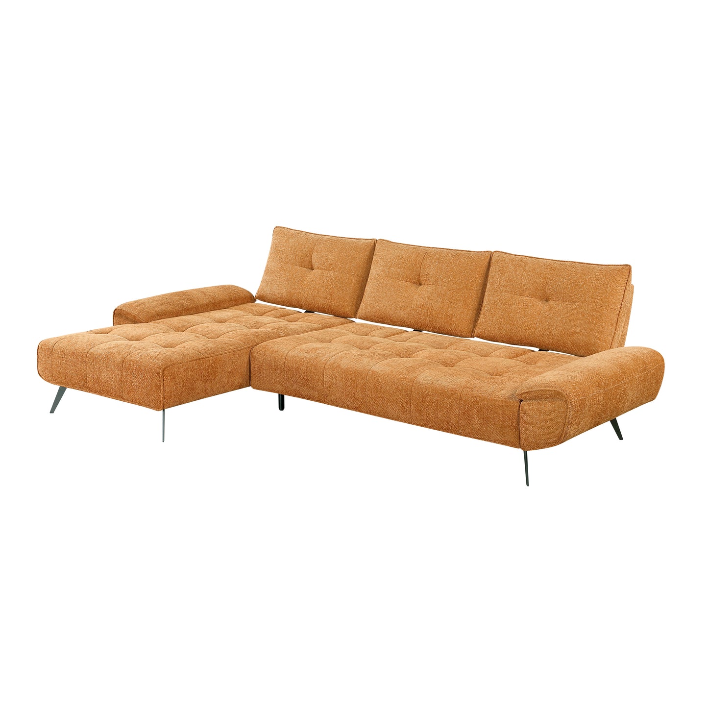 8400RNG*2LC2R - (2)2-Piece Sectional with Left Chaise and Dual-position Backs for Adjustable Seat Depth