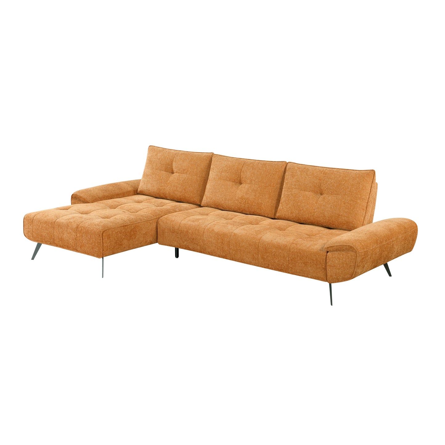 8400RNG*2LC2R - (2)2-Piece Sectional with Left Chaise and Dual-position Backs for Adjustable Seat Depth