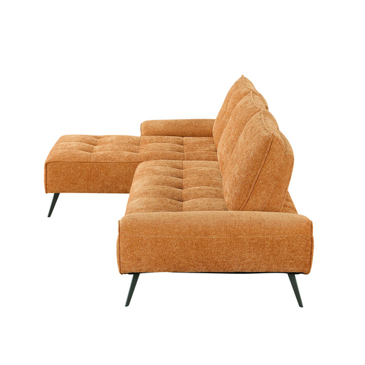 8400RNG*2LC2R - (2)2-Piece Sectional with Left Chaise and Dual-position Backs for Adjustable Seat Depth
