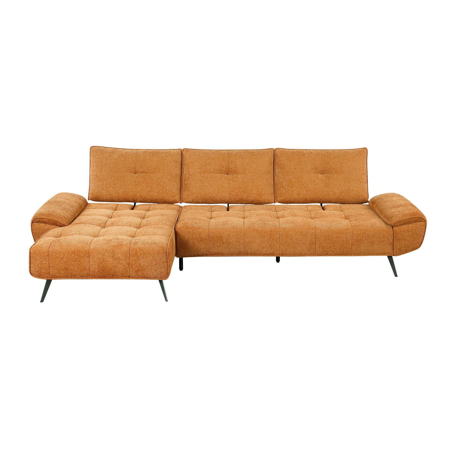 8400RNG*2LC2R - (2)2-Piece Sectional with Left Chaise and Dual-position Backs for Adjustable Seat Depth