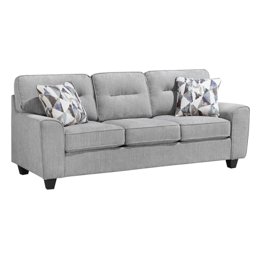 8416GY*2 - 2pc Set: Sofa, Love