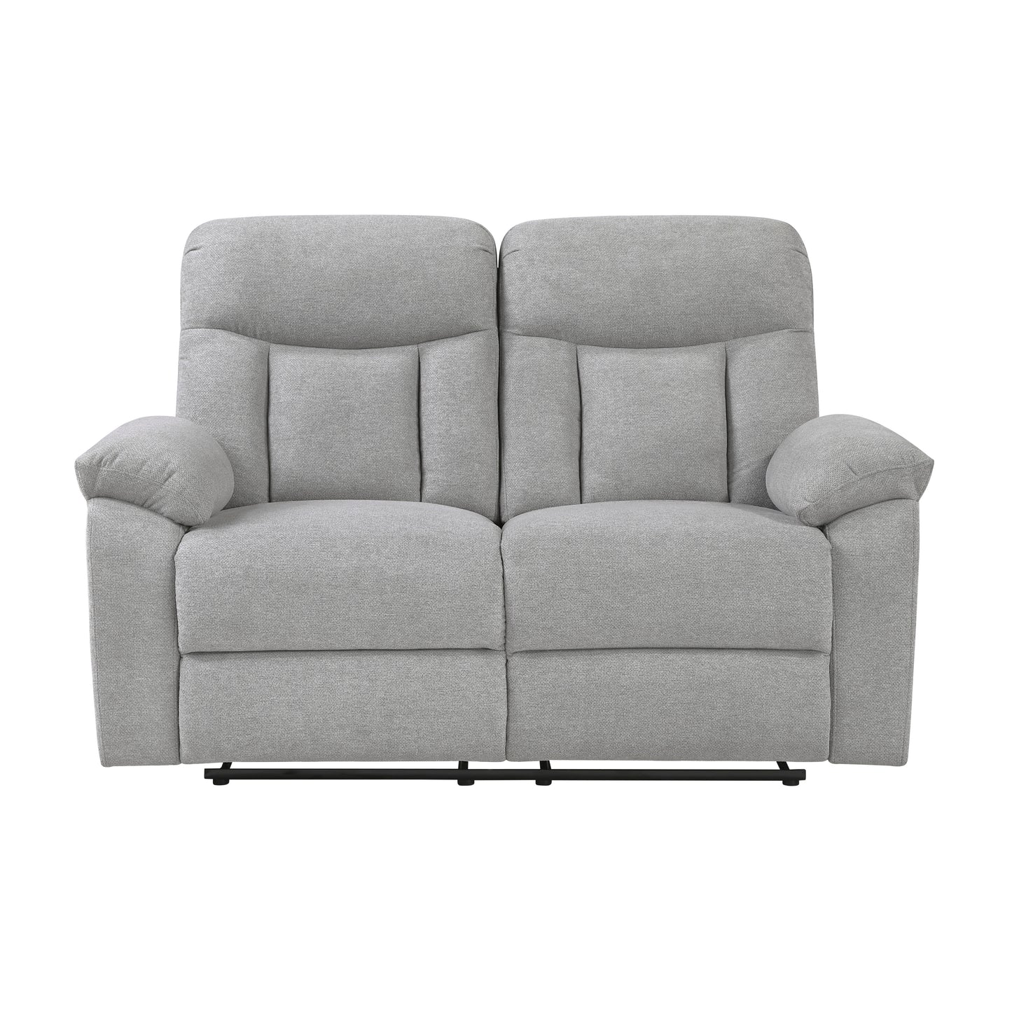 8440GRY-2 - Double Reclining Love Seat