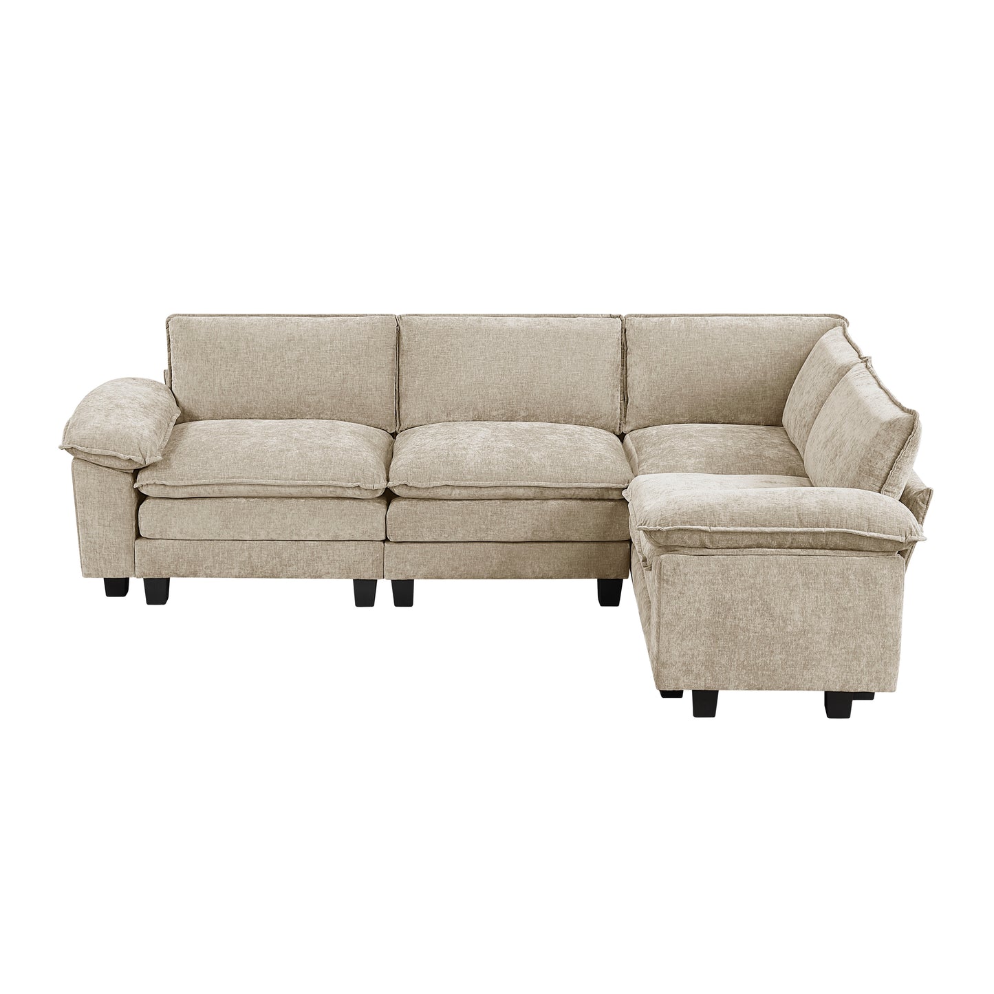8450PWT*43ACCR - (5)4-Piece Modular Sectional