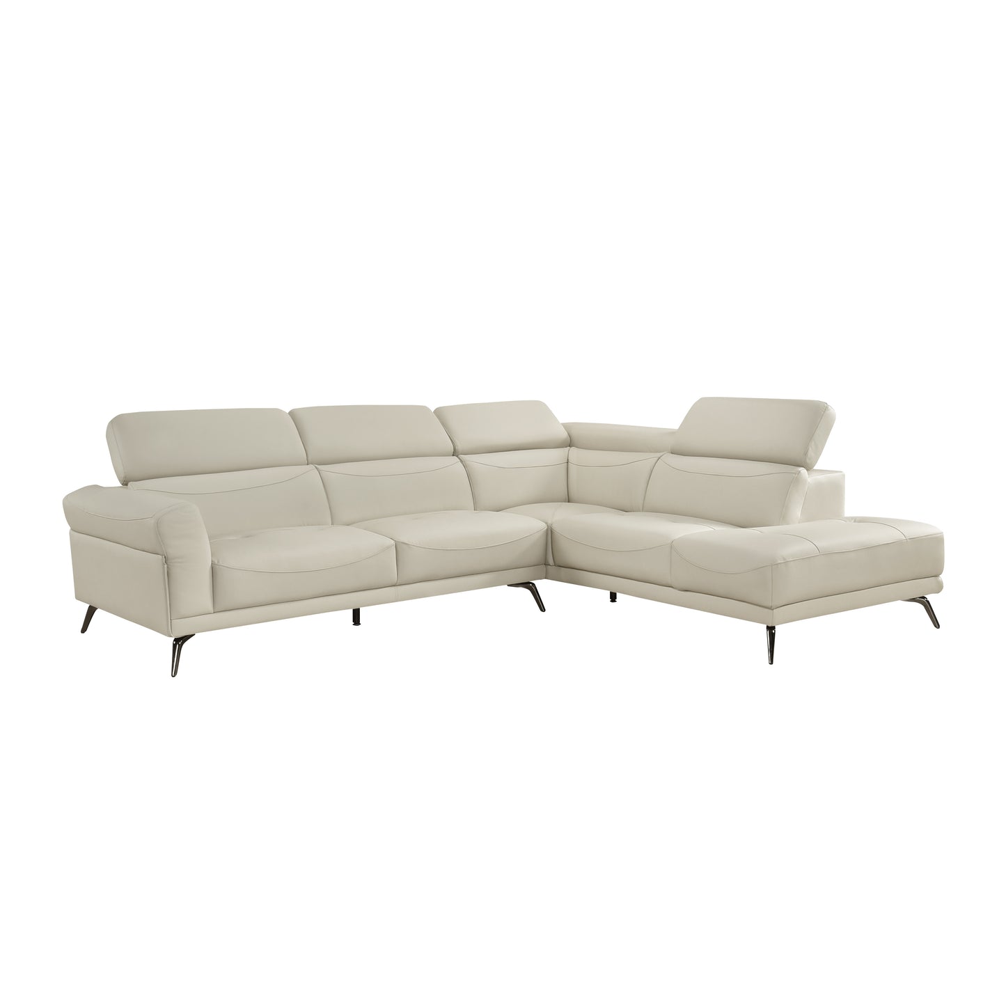 8456BEG*22LRC - (2)2-Piece Sectional with Right Side Chaise